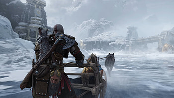Kratos in God of War Ragnarok, PC , gaming visuals, Norse mythology HD wallpaper