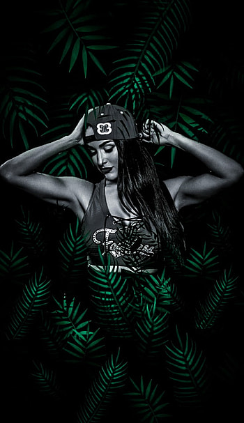 Wwe Nikki Bella, fashion design, flash graphy, Amoled HD phone wallpaper