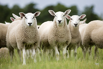 Green sheep breed, Eco-friendly lambs, Sustainable farming, Environmental consciousness HD wallpaper