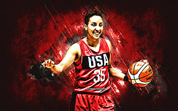 Layshia Clarendon, United States national basketball team, WNBA, American Basketball Player, NBA, portrait, USA, basketball HD wallpaper