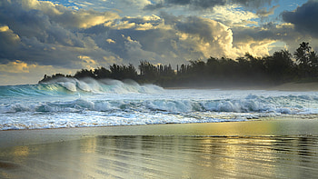Hawaii, , Beach, Kauai, Ocean HD wallpaper