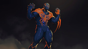 Spider Man 2099 Sense, spiderman, spiderman-2099, superheroes, artwork, digital-art HD wallpaper