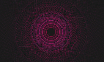 Pink, minimal, lines, pattern, abstract, circles HD wallpaper