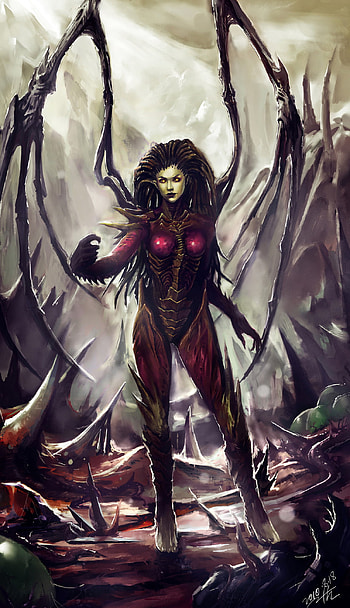 StarCraft 2, Gaming, Sarah Kerrigan, StarCraft HD phone wallpaper