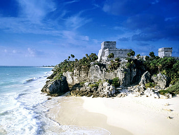 Mayan Ruins, Mexico, scenery, architecture, graphy, ruins, beautiful, , Tulum HD wallpaper