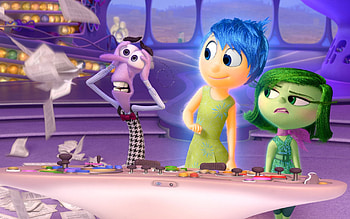 Disgust and Fear, Joy (Inside Out) HD wallpaper