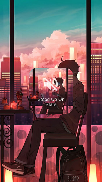 Stood up on stars, aesthetic, motivation, anime HD phone wallpaper