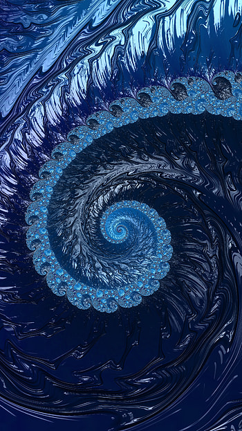 Fractal Art Trippy Psychedelic Background for Smart, blue, colors, psychedelic, trippy, Abstract, fractal, abstract blue HD phone wallpaper