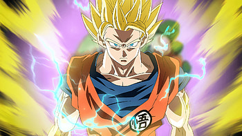 Super Saiyan Goku, Anime protagonist, Powerful warrior, Iconic transformation HD wallpaper