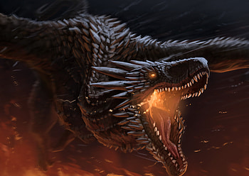 Dragon Flyby, dragon, TV Show, House of the Dragon HD wallpaper