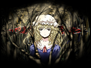 Anime girl, Maribel Hearn, touhou HD wallpaper