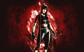 Fortnite Red Clutch Skin, Fortnite, main characters, red stone background, Red Clutch, Fortnite skins, Red Clutch Skin, Red Clutch Fortnite, Fortnite characters HD wallpaper