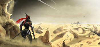 Warframe Mesa In Desert, warframe, games HD wallpaper