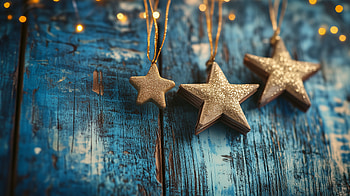 Wooden Star Ornaments: A Festive, star, wood, christmas ornaments HD wallpaper
