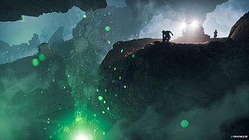 fantasy, cave, person, Sci Fi HD wallpaper