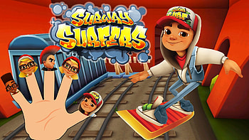 Subway Surfers Finger Family | Cartoon Finger Family Nursery Rhymes For Children - YouTube HD wallpaper