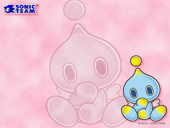 Chao, sonic, video games, pink HD wallpaper