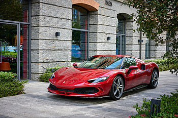 2022 Red Ferrari 296 GTB (F171), ferrari, 2022, red, cars HD wallpaper