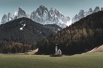 Landscape, Nature, Mountains, Italy, Vertex, Top, Temple HD wallpaper