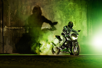 Kawasaki Z300 2018 , kawasaki-z300, kawasaki, bikes, behance, drifting HD wallpaper