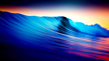 Amazing Colored Waves HD wallpaper