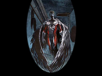 Angel, comic, fantasy, dark HD wallpaper