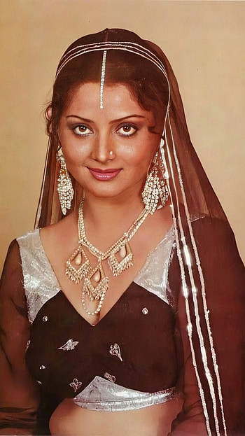 Yogeetha Bali, vintage actress, bollywood actress HD phone wallpaper