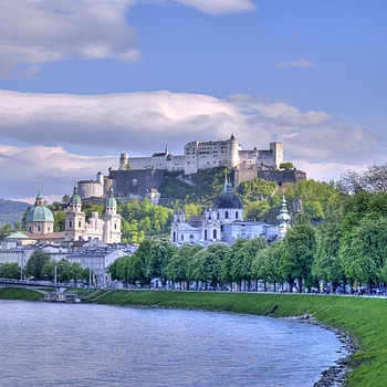 Hohensalzburg Fortress, Salzburg, Austria, Salzburg Fortress HD phone wallpaper