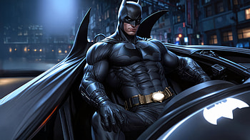 Batman A Wild Ride, batman, superheroes, artwork, digital-art, ai, deviantart HD wallpaper