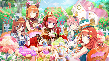 Ichika Nakano Itsuki Nakano Miku Nakano Nino Nakano Yotsuba Nakano The Quintessential Quintuplets HD wallpaper