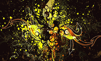 Abstract, Background, Dark, Circles, Lines, Stains, Spots HD wallpaper
