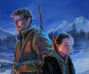 The Last of Us Joel & Ellie, Joel (The Last of Us), Ellie (The Last of Us), TV Show, The Last Of Us HD wallpaper
