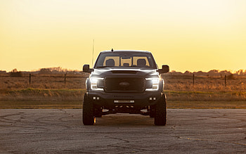 Hennessey Venom 775, Ford F-150, Front View, Exterior, Black F-150, F-150 Tuning, Hennessey Performance, American Cars, Ford HD wallpaper