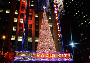 Radio City Music Hall, New York Christmas HD wallpaper