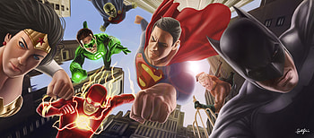 Justice League Artwork , justice-league, artwork, superheroes, artist, deviantart HD wallpaper