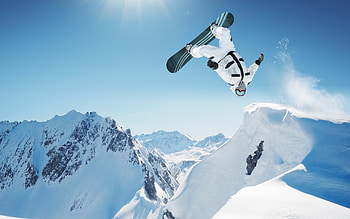 Sports, Landscape, Mountains, Snow, Snowboarding HD wallpaper