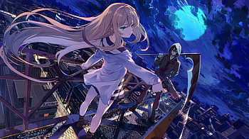 Anime, artwork, Rachel Gardner, zack HD wallpaper