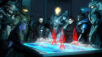 Epic Strategies: Ultra Featuring Mass Effect & Halo Heroes, video game, Mass Effect, Halo, Master Chief, Commander Shepard HD wallpaper