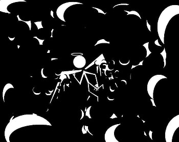 Fall From Grace, falling, wings, white, black, man, grace, death HD wallpaper