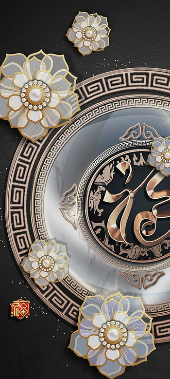 Happy NewYear Gold, beautiful, serveware, symbol, flowers, festival, jade, Golden HD phone wallpaper