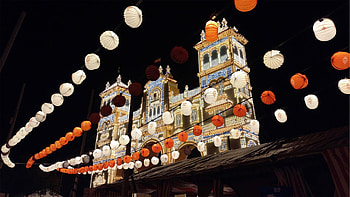 Feria de Abril de Sevilla, Seville, Spain, holiday HD wallpaper