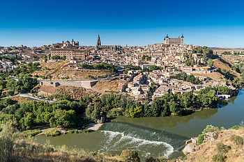 Cities, Rivers, Panorama, Spain, Toledo HD wallpaper