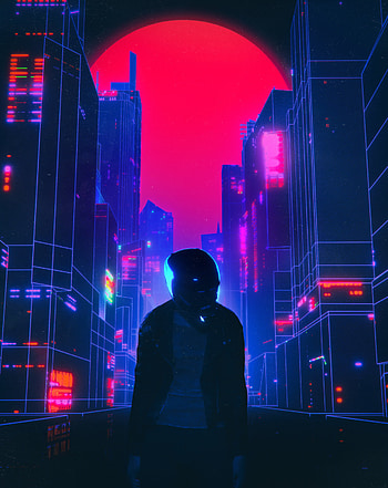 Art, Dark, Futurism, Helmet, Human, Person HD phone wallpaper