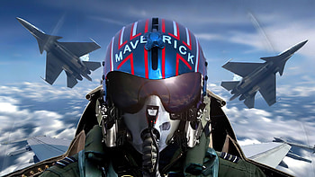 Top Gun Maverick, Thrilling action, Maverick's comeback, Adrenaline-fueled HD wallpaper