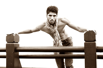 Male Model, sepia, fashion, model, male HD wallpaper
