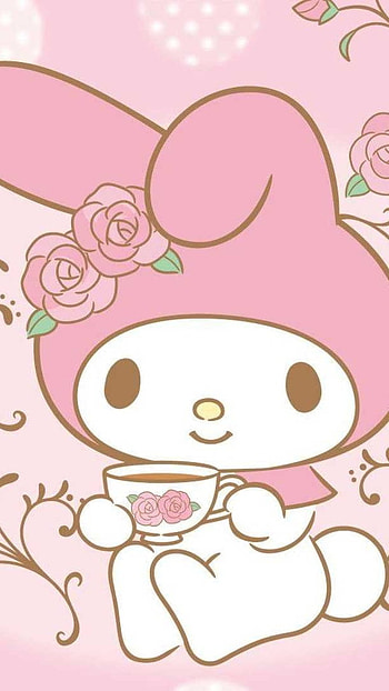Kuromi, Pink Theme, Background HD phone wallpaper