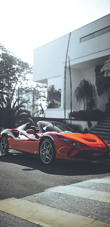 Ferrari vermelha, red HD phone wallpaper