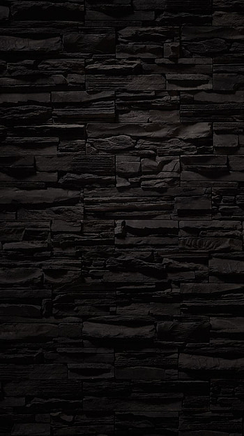 . Black, Wall, Brickwork, Brown, Brick, Stone wall, Dark Stone HD phone wallpaper