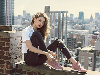 Reebok collaboration, Gigi Hadid HD wallpaper