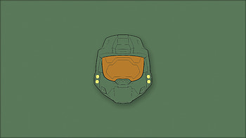 Halo Master Chief Minimal , halo, games, minimalism, minimalist HD wallpaper